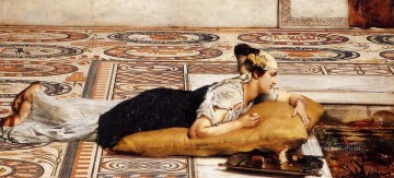  pet oil painting - Water Pets Romantic Sir Lawrence Alma Tadema